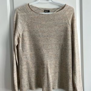 Roots heathered sweater, sz M